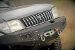More4x4 Első csörlőtartós acél lökhárító Toyota Land Cruiser J90 / J95 1995-2002, minden motortípus