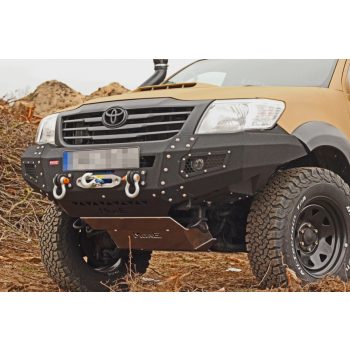   More4x4 Első csörlőtartós acél lökhárító Toyota Hilux Vigo 2011-2015 ("ráncfelvarrás" után), minden motortípushoz