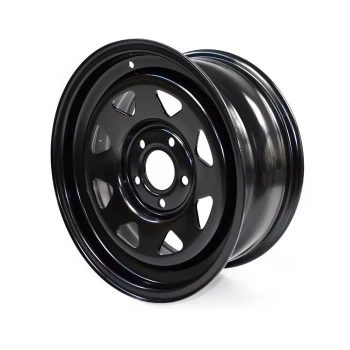   5x127, 16 x 7 Acél felni fekete porfestett CB71.5 ET20  JEEP