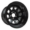 Acél felni 15x10 ET-35 5x114.3 Sputnik Gloss Black OFD