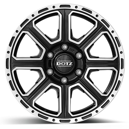 DOTZ Survival Kalahari Dark 4x4 alufelni - 8x18/ET20 - fekete/polírozott