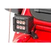   2" szögletes CREE LED munkalámpa pár króm széria hideg borostyán fénnyel DRL Rough Country - Jeep Wrangler JL