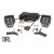 Rough Country Black Series LED fényhíd 2", borostyán DRL - Jeep Wrangler JL 18->; Gladiator JT 20->