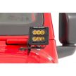 Rough Country Black Series LED fényhíd 2", borostyán DRL - Jeep Wrangler JL 18->; Gladiator JT 20->