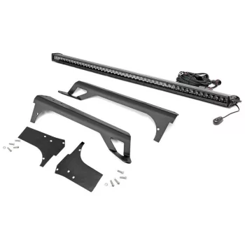   Rough Country Black Series LED fényhíd 50", fehér DRL - Jeep Wrangler TJ 97-06;Wrangler LJ 04-06