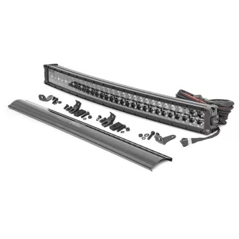   Rough Country Black Series LED fényhíd 30", fehér DRL