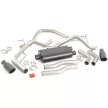 Rough Country Cat Back dupla kipufogó rendszer - Dodge RAM 1500 DS 09-18;RAM 1500 Classic DS 19->