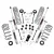 Rough Country Lift 3,25" 6CY Felfüggesztés készlet - Jeep Wrangler TJ 03-06;Wrangler LJ 04-06