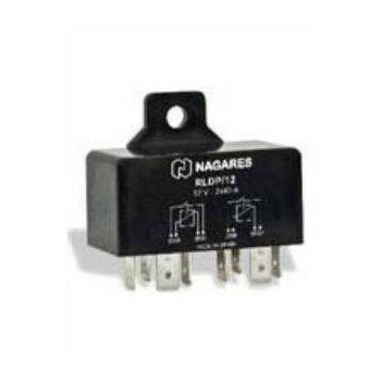 MR 41 dupla relé (alaphelyzetben nyitott) - 2x12V/40A