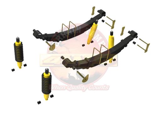 Terrain Tamer felfüggesztés készlet emelés +40mm +50kg terhelésig elöl 100kg terhelésig hátul Toyota Hilux GGN25 KUN25|26 2004-> szintszabályzás nélküli modellek