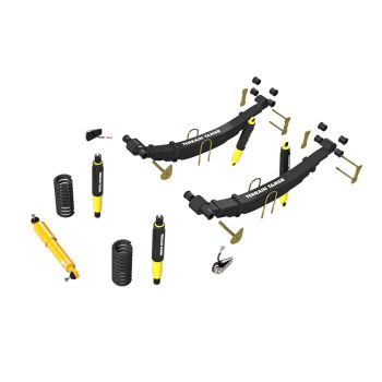   Terrain Tamer felfüggesztés készlet emelés +40mm 150kg terhelésig elöl +500kg terhelésig Toyota Landcruiser HZJ76 VDJ76 2007-> szintszabályzás nélküli modellek