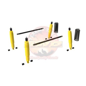   Terrain Tamer felfüggesztés készlet emelés +40mm erősített +150kg terhelésig 1282mm hosszú torziós rugóval Mitsubishi Pajero hosszú NH|NJ|NK|NL 1991-2000 szintszabályzás nélküli modellek