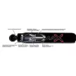 Skyjacker Black Max Lift 3-4" hátsó hidraulikus lengéscsillapító - Toyota 4Runner 90-95