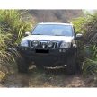 Snake4x4 első acél lökhárító csörlőtartóval Toyota Landcruiser 120