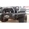   Snake4x4 első acél lökhárító csörlőtartóval Jeep Wrangler JK 2007-TŐL
