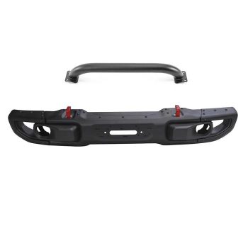   Snake4x4 első acél lökhárító csörlőtartóval csövezéssel Jeep Wrangler JL 2018+