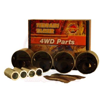   Terrain Tamer PRO szilentkészlet korrektoros első hosszlengőkar 2,5° eltolás 25-50 mm emeléshez Nissan Patrol Y60 Y61 Toyota Landcruiser 71 74 76 78 79 1999-> 80 105