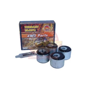   Terrain Tamer PRO szilentkészlet korrektoros első hosszlengőkar 3,5° eltolás 50-75 mm emeléshez Nissan Patrol Y60 Y61 Toyota Landcruiser 71 74 76 78 79 1999-> 80 105