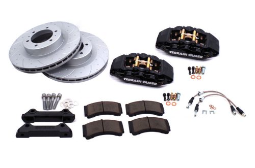 Terrain Tamer Extrém fék készlet első (Extreme Brake Kit 6 Pot Front) Toyota Hilux GUN 125 126 KUN 26 2005->