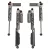 TeraFlex Falcon SP2 3.3 Fast Adjust Piggyback Lift 3,5-4,5" emelő szett - Gladiator JT 20 ->