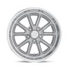   Alumínium felni 17x7 ET1 5x114.3 U111 Rambler Matte GUN Metal Machined US Mags