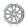   Alumínium felni 17x8 ET1 5x127 U111 Rambler Matte GUN Metal Machined US Mags