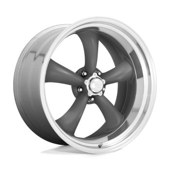   Alumínium felni 15x8 ET0 5x114.3 VN215 Classic Torq Thrust II MAG Gray W/ Machined LIP American Racing