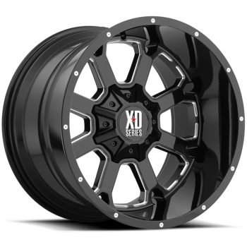   Alumínium felni 22x10 ET-18 6x135/6x139,7 XD825 Buck 25 Gloss Black Milled XD Series
