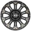 Alumínium felni 17x9 ET18 6x135  XD829 Hoss II Satin Black/Machined Dark Tint XD Series