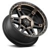   Alumínium felni 20x10 ET-18 6x139,7 XD840 Spy II Satin Black/Dark Tint XD Series