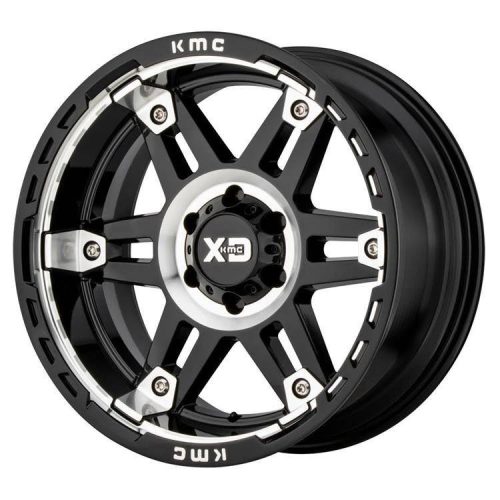 Alumínium felni 17x9 ET-12 5x127 XD840 Spy II Gloss Black Machined XD Series