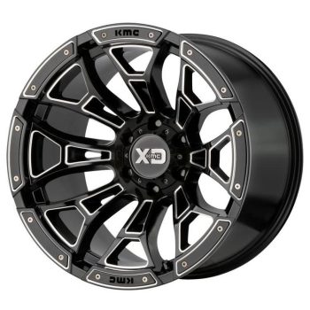   Alumínium felni 18x9 ET0 5x127 XD841 Boneyard Gloss Black Milled XD Series