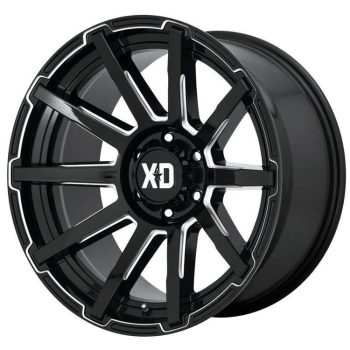   Alumínium felni 22x10 ET-18 6x139,7 XD847 Outbreak Gloss Black Milled XD Series