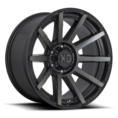 Alumínium felni 22x10 ET-18 8x165.1 XD847 Outbreak Satin Black W/ Gray Tint XD Series