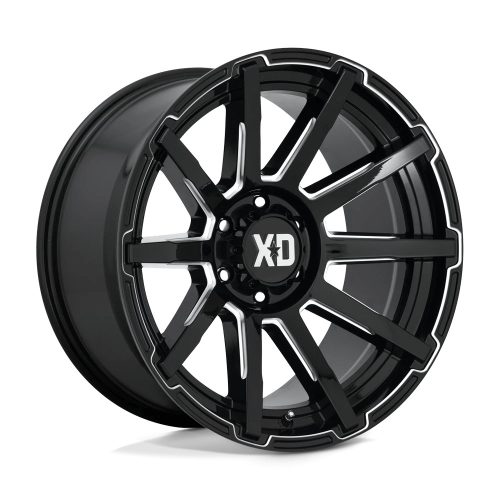 Alumínium felni 20x9 ET0 8x165.1 XD847 Outbreak Gloss Black Milled XD Series