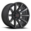   Alumínium felni 16x8 ET10 6x114.3 XD847 Outbreak Satin Black W/ Gray Tint XD Series