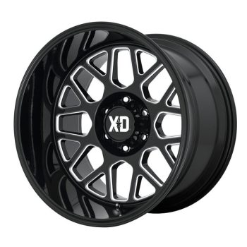   Alumínium felni 22x10 ET-18 6x139,7 XD849 Grenade 2 Gloss Black Milled XD Series