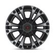 Alumínium felni 20x9 ET18 5x139.7/5x150 XD851 Monster 3 Satin Black W/ Gray Tint XD Series