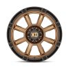   Alumínium felni 20x10 ET-18 5x127 XD863 Matte Bronze W/ Black LIP XD Series