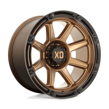   Alumínium felni 20x9 ET0 5x127 XD863 Matte Bronze W/ Black LIP XD Series