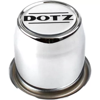   DOTZ zárt krómozott acél felni kupak (magas) - ezüst - 120mm