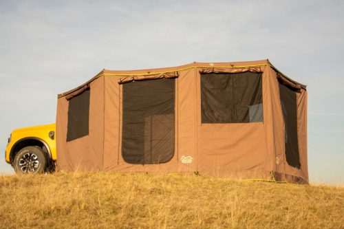 EDGE Overland oldalfalak Infinity 270 árnyékolóhoz - bal oldali - Teljes lefedettség